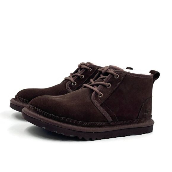 UGG Neumel Mens Casual Chukka Boot Dark Chocolate Brown Insulated Fashion Shoe
